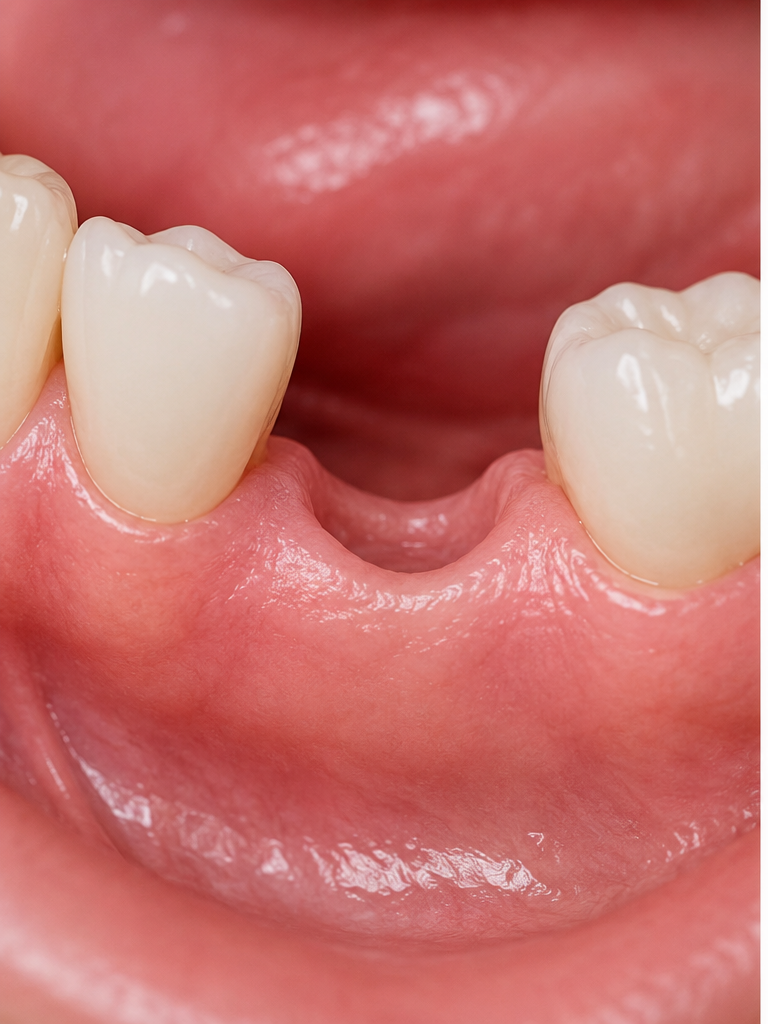 Before smile treatment