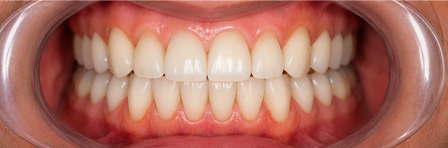 After smile treatment