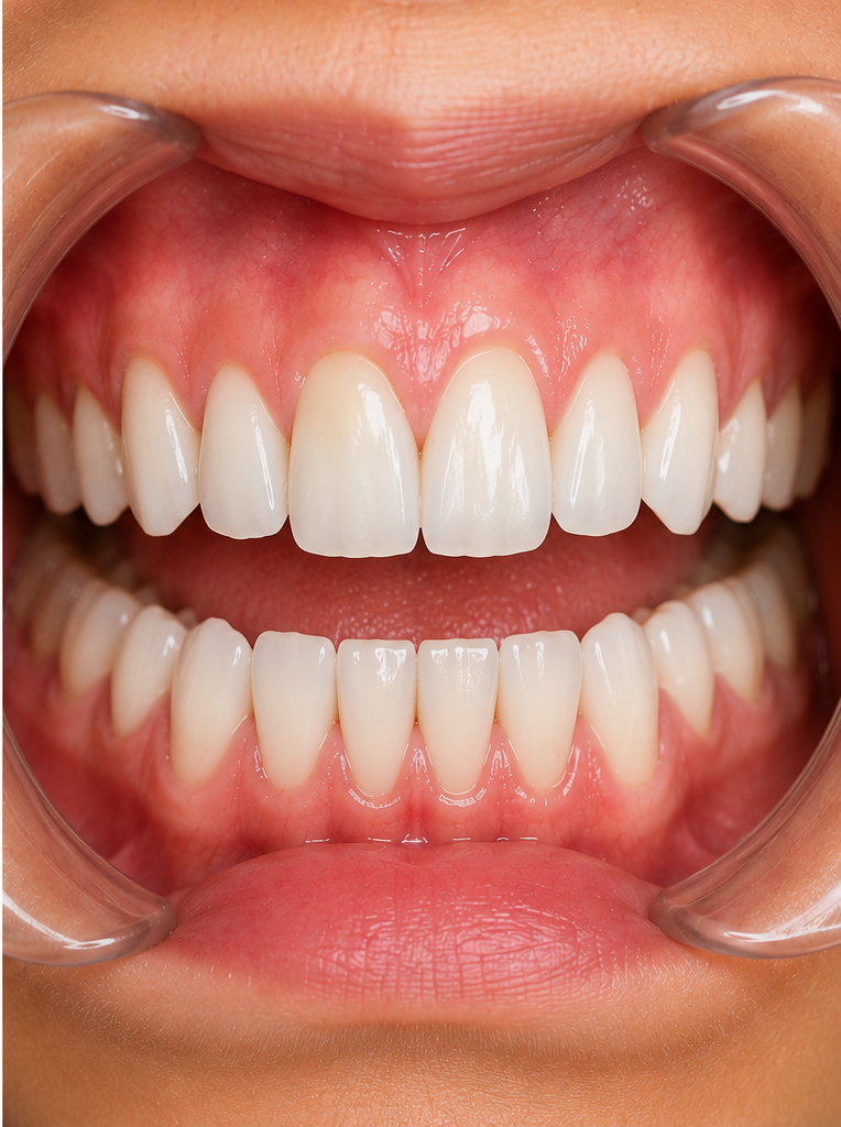 After smile treatment