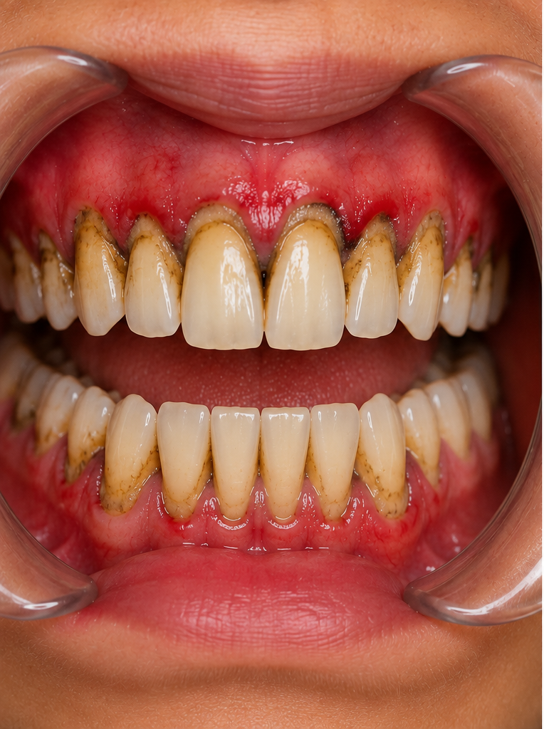 Before smile treatment