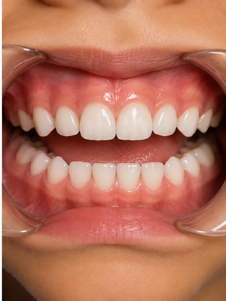 After smile treatment