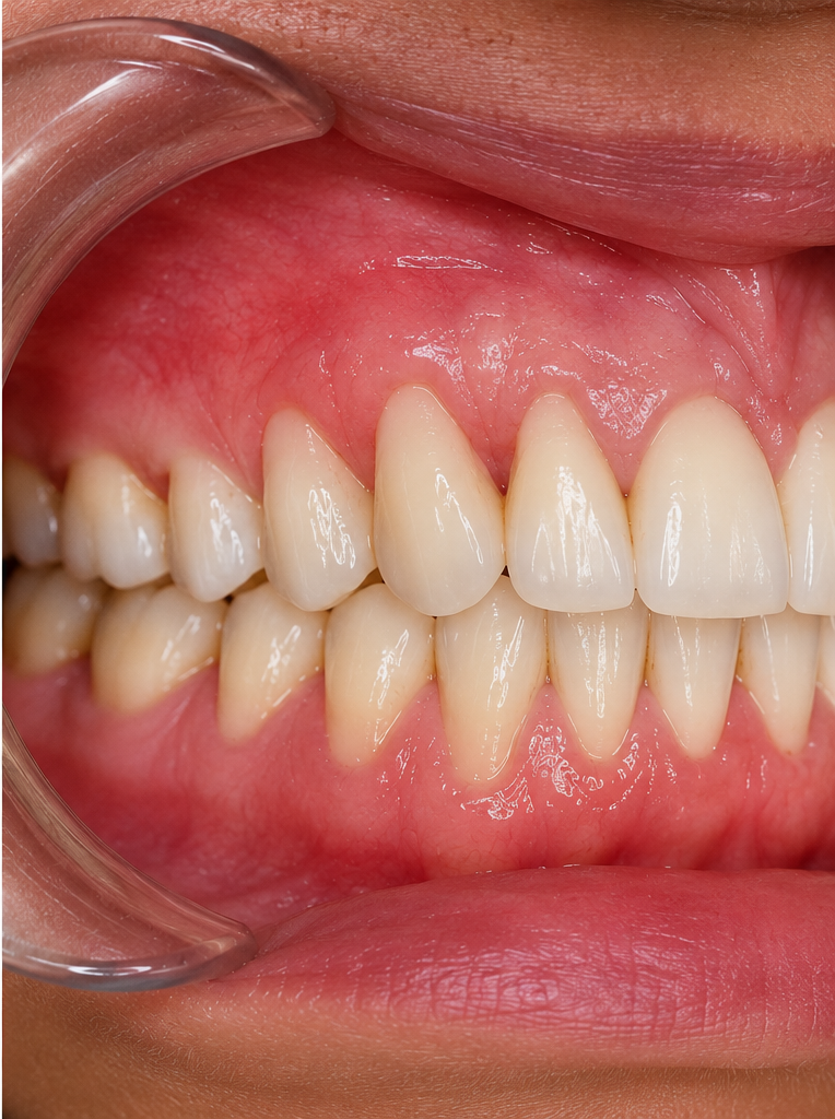 After smile treatment