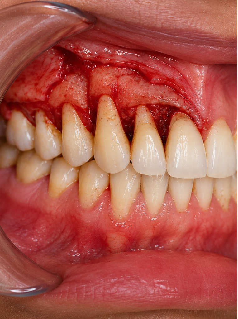 Before smile treatment