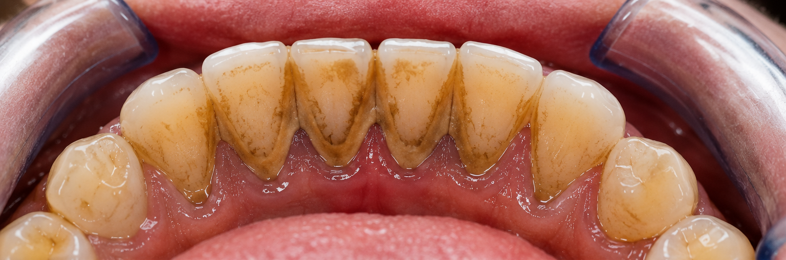 Before smile treatment