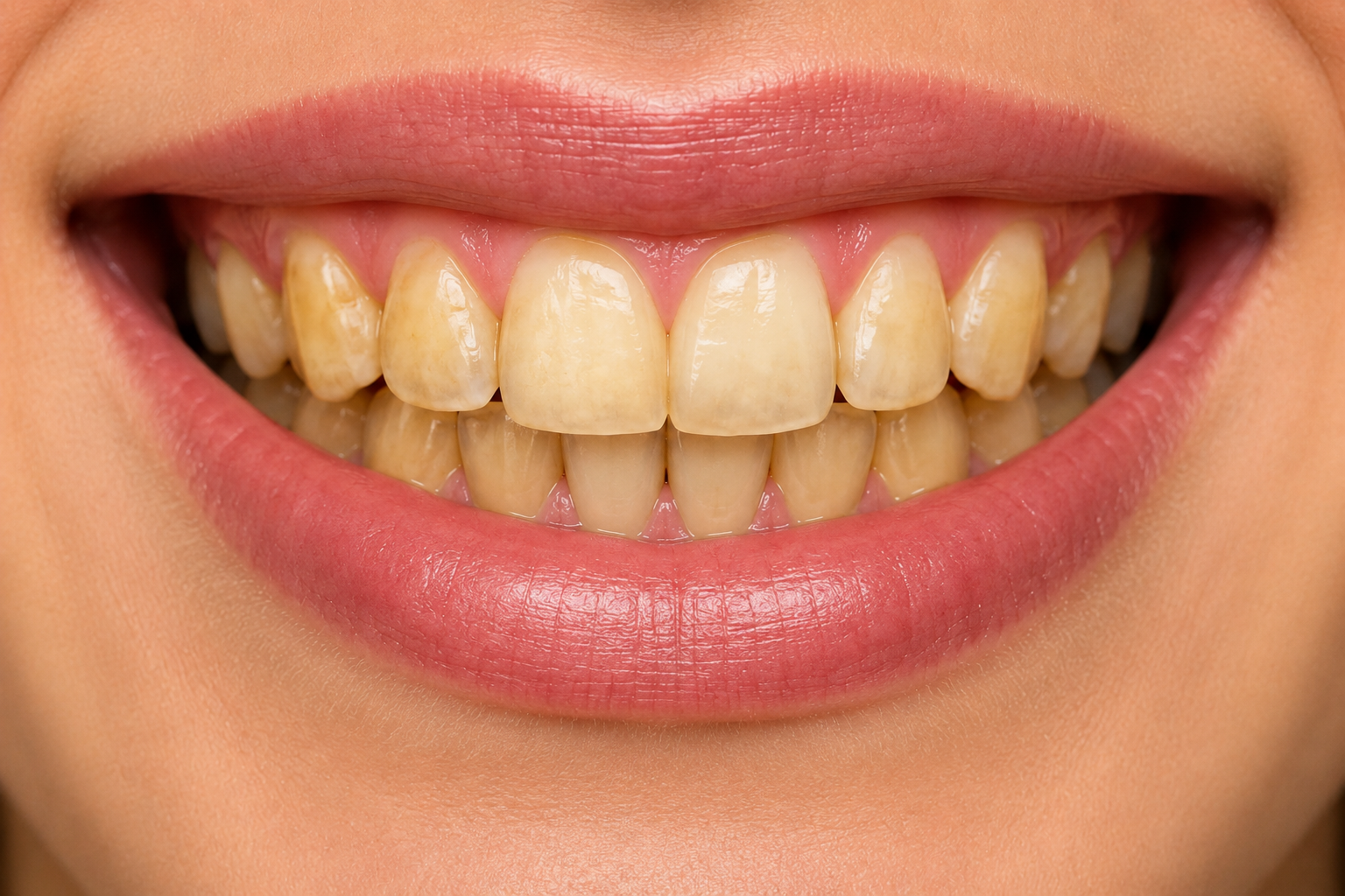 Before smile treatment