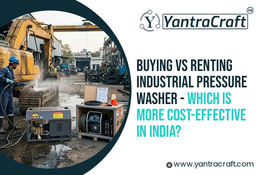 Buying vs Renting Industrial Pressure Washer – Which Is More Cost-Effective in India?