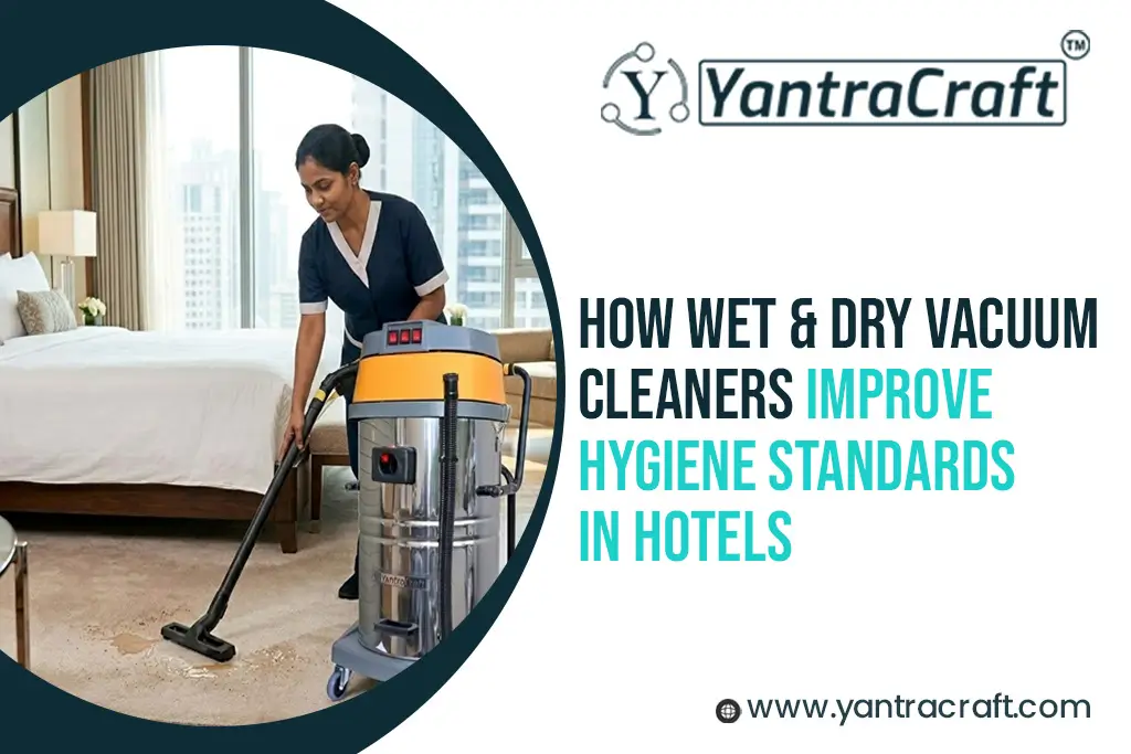 How Wet & Dry Vacuum Cleaners Improve Hygiene Standards in Hotels