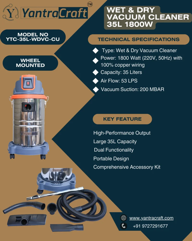 YantraCraft 150 bar portable pressure washer front view