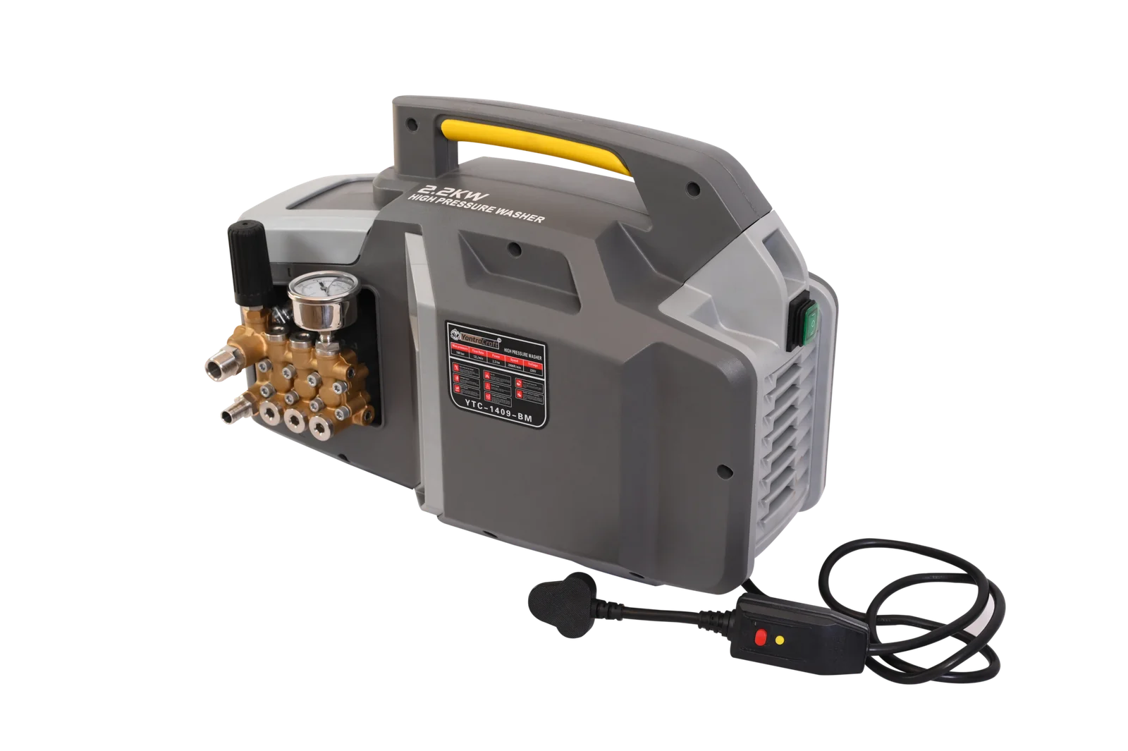 YantraCraft portable pressure washer side view